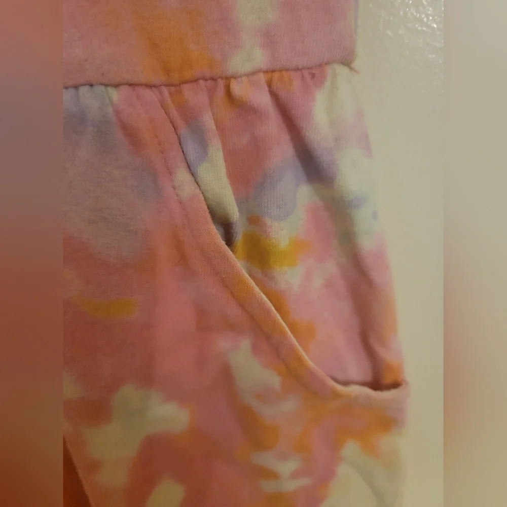 Girls Colorful Tie-Dye and Leopard Print  Dresses Size 8